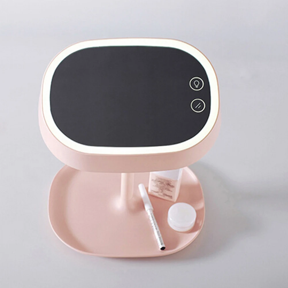 

ETEREAUTY LED Rechargeable Touch Screen Lighted Makeup LED Mirror Lamp with Table Stand Cosmetic Night Light