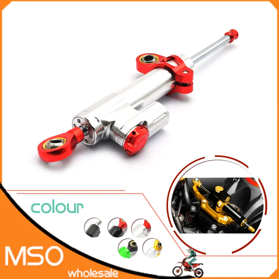 

Motorcycle CNC Damper Steering Stabilizer Damper Linear Reversed Safety Control for Ducati Monster 620 I.E 1198 Monster 900