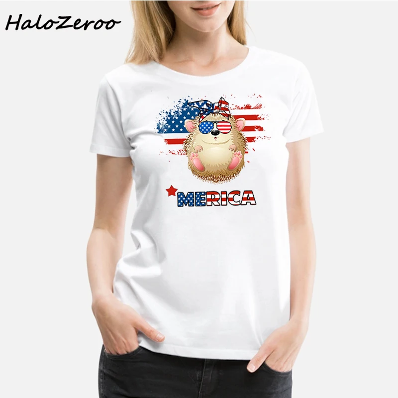33Hedgehog Merica Women T-shirt, Men T- shirt PTH 5S