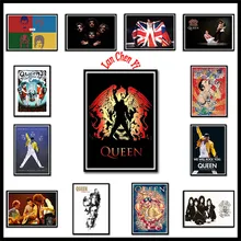 Queen Rock band бумажные плакаты с покрытием, домашний Декор, живопись, настенные Стикеры, бумажные плакаты 42*30 см