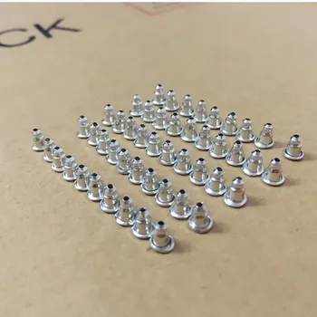 

ES4 Earring back 50 unids Stud Ear DIY Jewelry Parts jewelry making handicrafts Earring Back Pins Wholesale Jewelry Finding