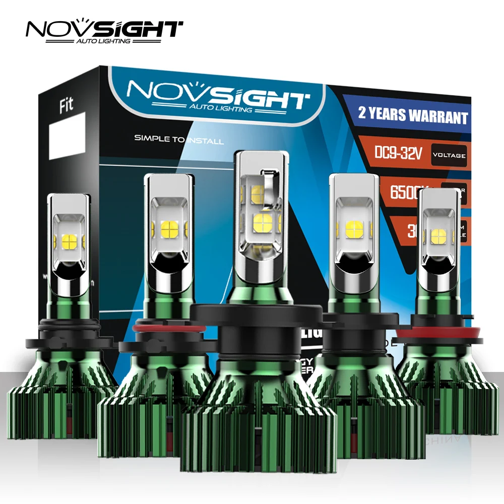 NOVSIGHT H11 LED Car Headlight Bulbs 60W 16000LM 6500K Auto Headlamp Fog Lights Car Lighting