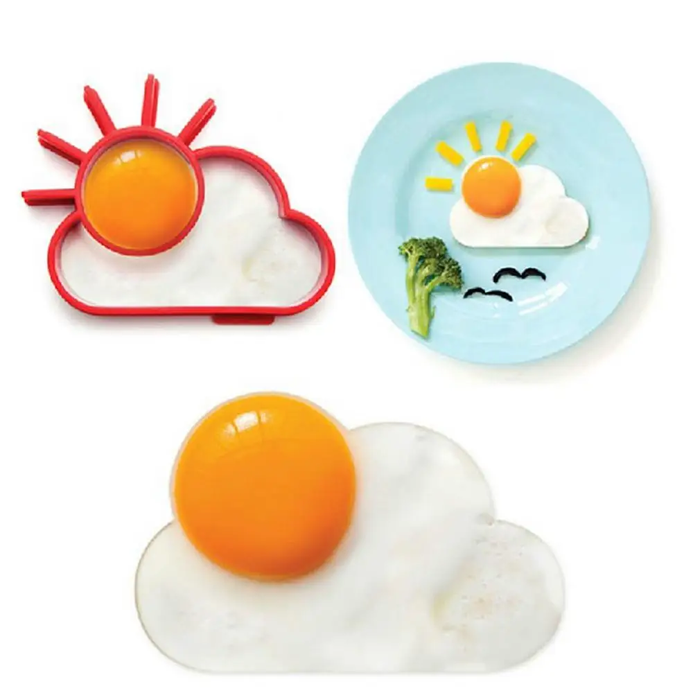 

Breakfast Creative Silicone Cute Sun Cloud Egg Mold Fried Egg Mold Pancake Mold Kids Diy cooking tools Worldwide Sale