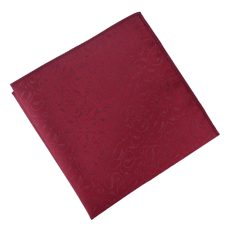 7 Styles Fashion Men's Pocket Square Western Style Floral Handkerchief for Suit Pocket Wedding Square Paisley Hanky