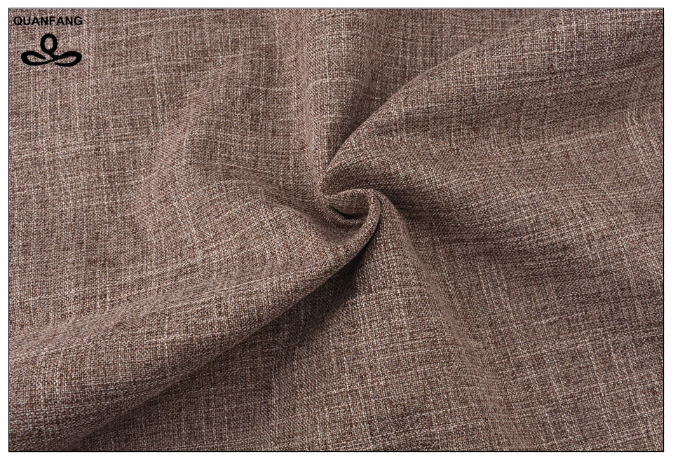 QUANFANG однотонная хлопковая льняная ткань для лоскутного шитья DIY& шитья/дивана/стола tecidos metro полуметра