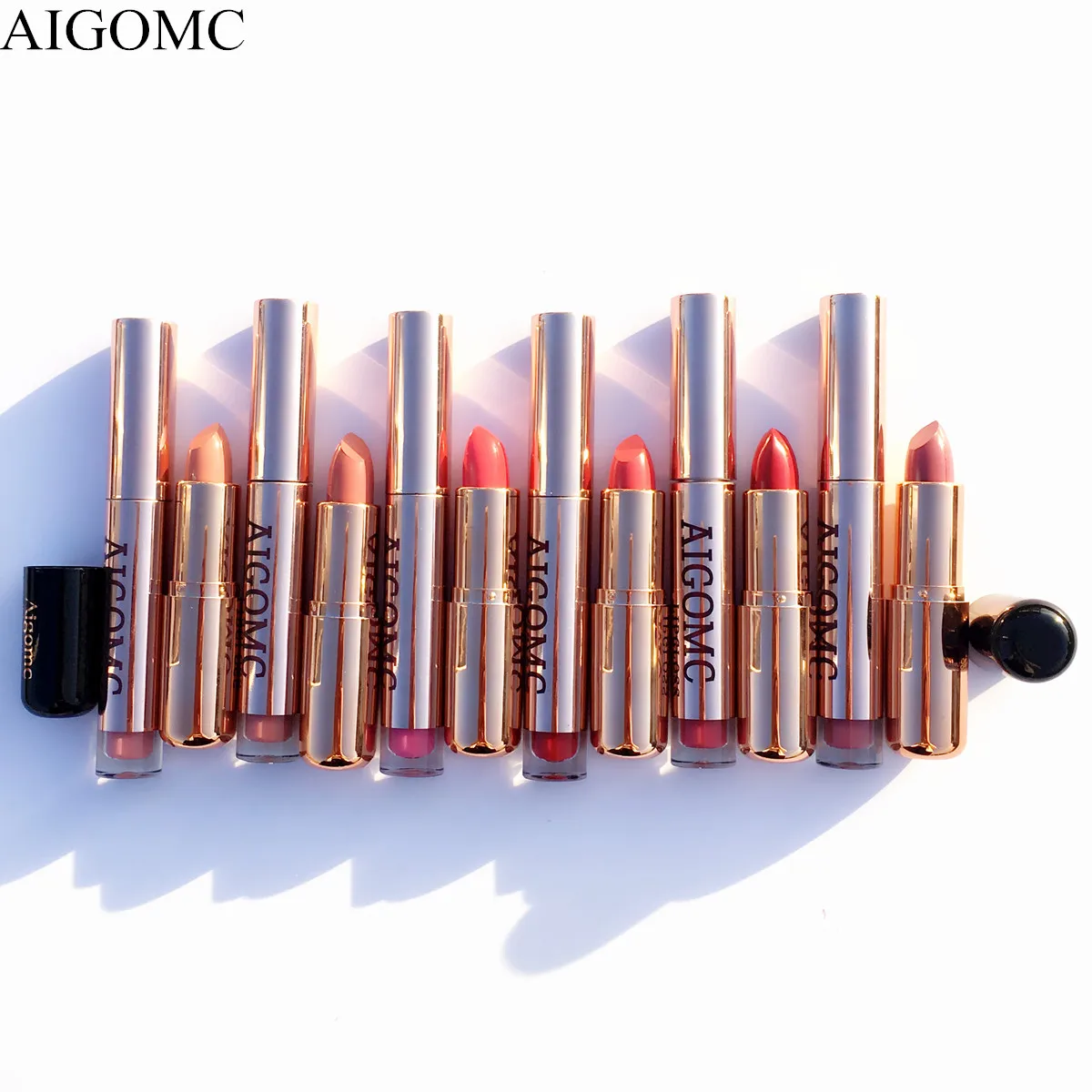

Aigomc 2pcs Long-lasting Waterproof Matte Lipstick for lip Matte Lip gloss & Lipstick kit new Brand