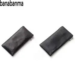 Banabanma Для мужчин кожаный бумажник прямоугольник кошельки одежда из мягкой ткани кошелек Для мужчин сопротивление ретро сумки Кошельки и