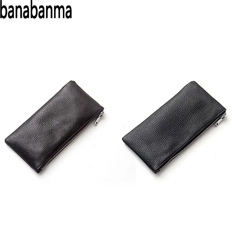 Banabanma мужской кошелек кожаные прямоугольные кошельки мягкая одежда Ретро стиль