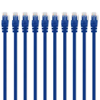 

3FT 1M CAT5E RJ45 Network Lan Patch Cord 350MHz Cat5 Gigabit Ethernet Cable With Stranded Bare Copper Unshielded Twisted Pairs