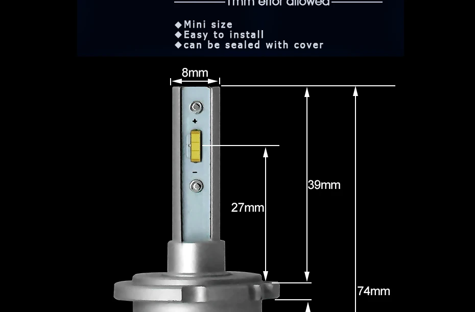 CNSUNNYLIGHT D1S D2S D3S D4S D2H светодиодный лампы для автомобильных фар двухлучевой 8500Lm CSP светодиодный автомобильный прожектор