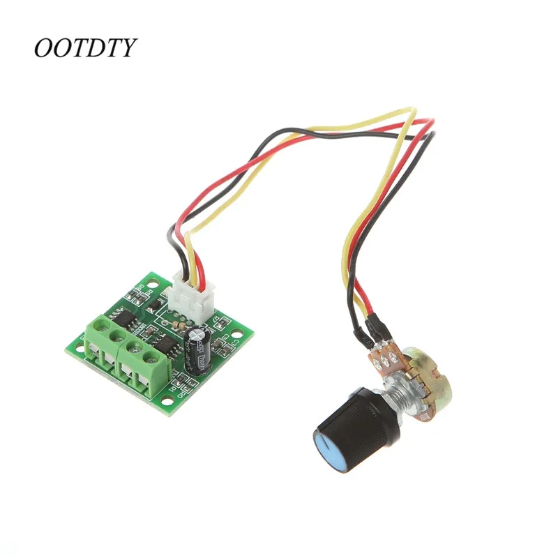 

OOTDTY Low Voltage DC 1.8V to 15V 2A Mini PWM Motor Speed Controller Regulator Control Module