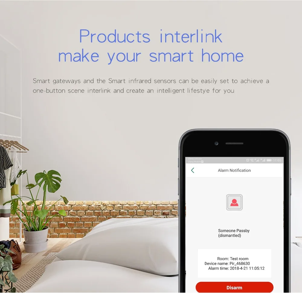 Беспроводной смарт датчик движения HEIMAN Zigbee инфракрасный детектор с