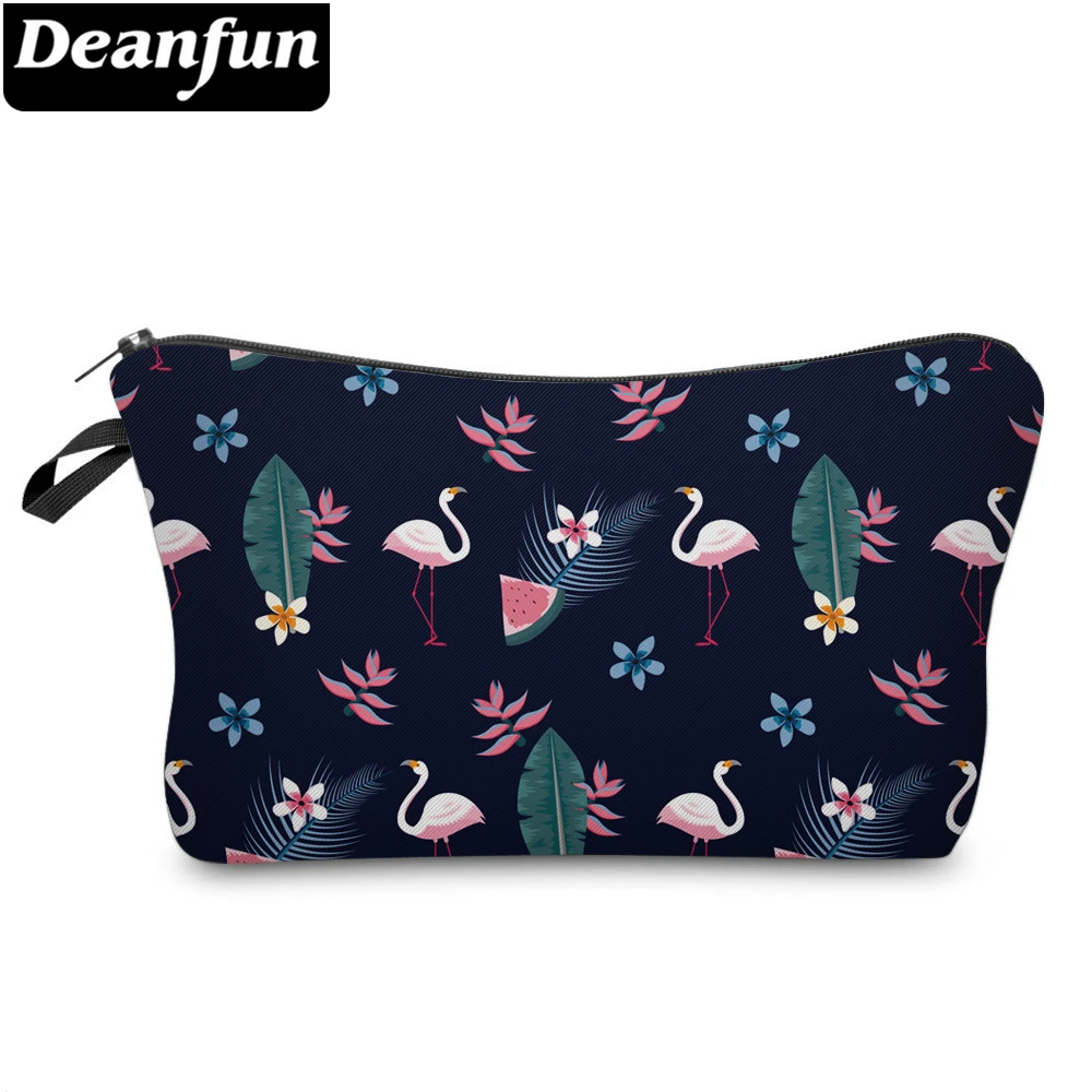 

Deanfun 3D Printed Cosmetic Bags Flamingo Pattern Makeup Organizer for Women Party 51305