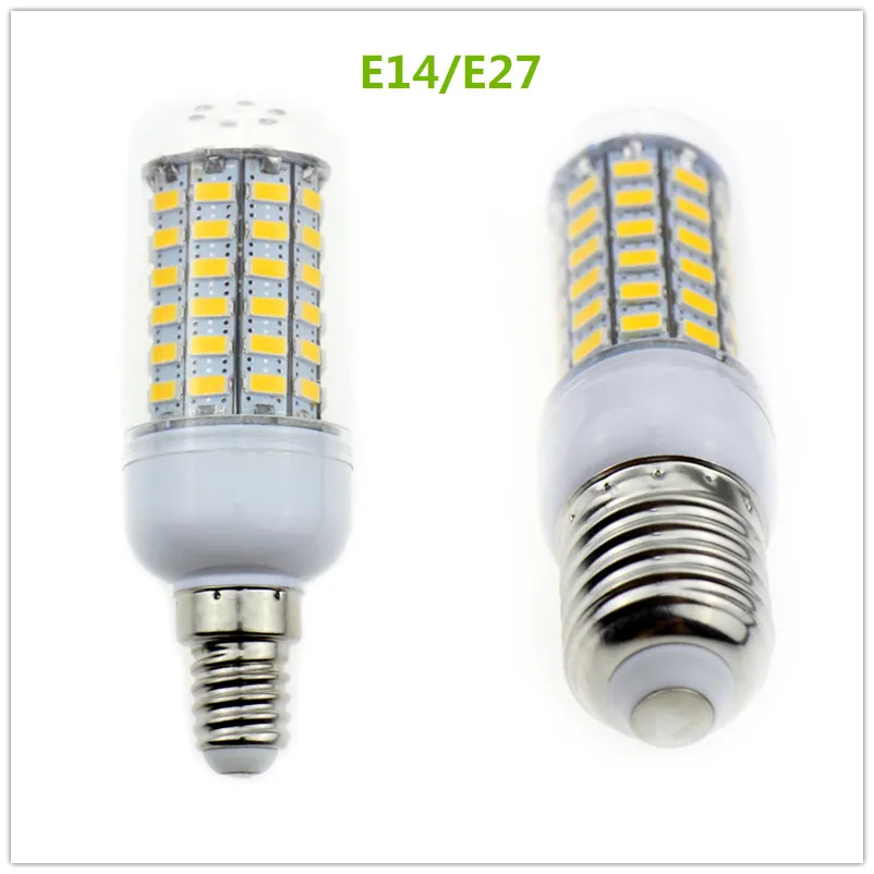 AC220V 240V E27 E14 Led Bulbs Light Lamps 5730 69leds LED Corn Led Bulb Christmas lampada