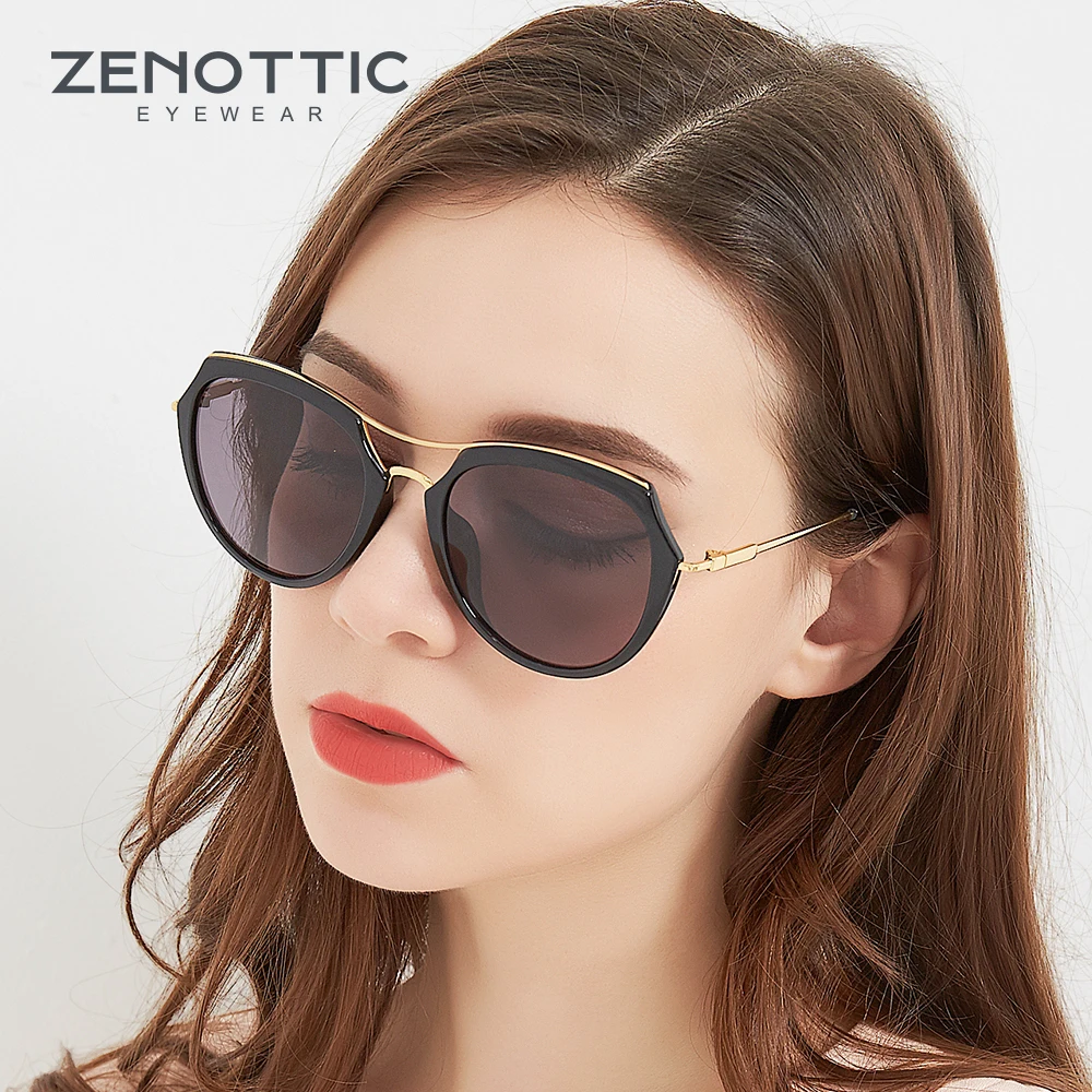 Women Polarized Sunglasses Retro Eyewear PARZIN Oversized Goggles Thick ultralight Frame Eyeglasses 100/% UV400 Protection