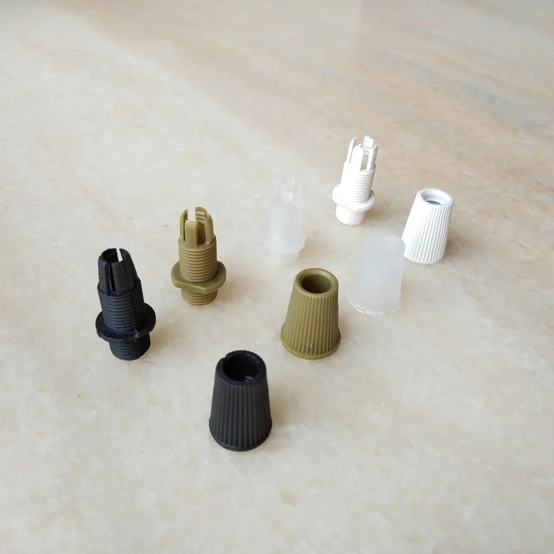 10pcs M10 Thread Plastic Cable Grips Lockers Wire/Cable Glands Connectors Fasteners DIY Hanging Lighting Accessories
