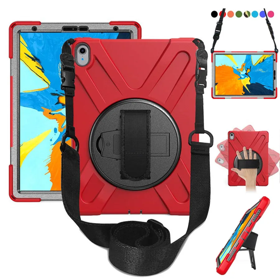 For iPad Pro 11 Heavy Duty Rugged Shockproof Case 360 Rotate Kickstand