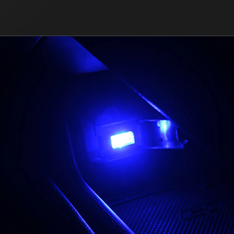 1 Автомобильный USB LED декоративный свет универсальный для Mercedes Benz A B C E S G M ML GLK CL CLK