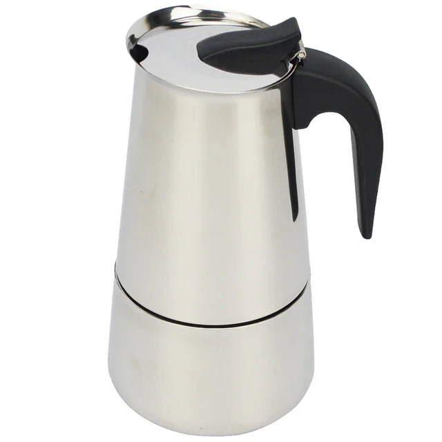 ATWFS 2/4/6/9 Cups Stainless Steel Coffee Maker Moka Pot Espresso Maker Cups Latte Percolator Stove Top Espresso Pot 1