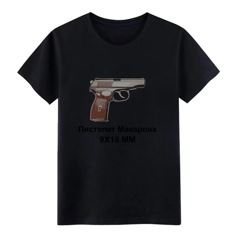 

makarov t shirt Print Short Sleeve S-XXXL male Crazy Basic summer Formal shirt