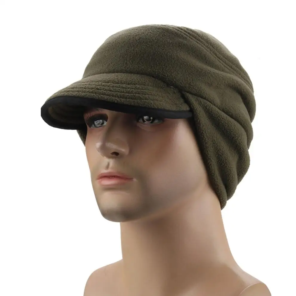 6pcs Men Winter Cycling Baseball Caps with Ear Cover Neck Warmer Women