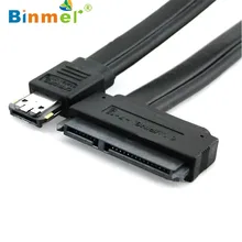 Binmer двойной мощности eSATA USB 12 В 5 в комбо к 22Pin SATA USB жесткий диск кабель Sep 12