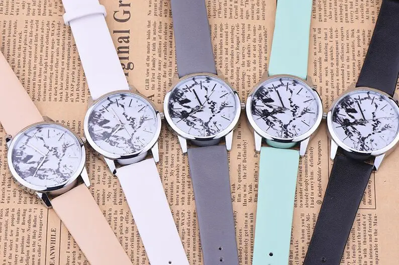 free shipping 10pcs/lot Originality Brush Painting Vintage Style Leather Watch, Women Watches