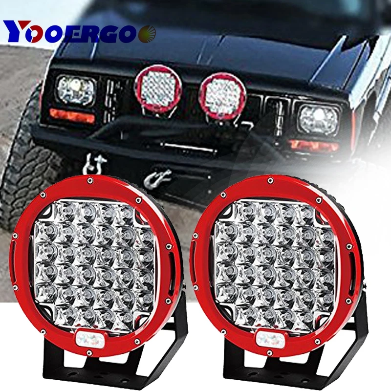 Offroad LED Driving Work Light 185W 12V 24V Car Auto Wagon ATV SUV 4x4 4WD UTE Boat Headlight