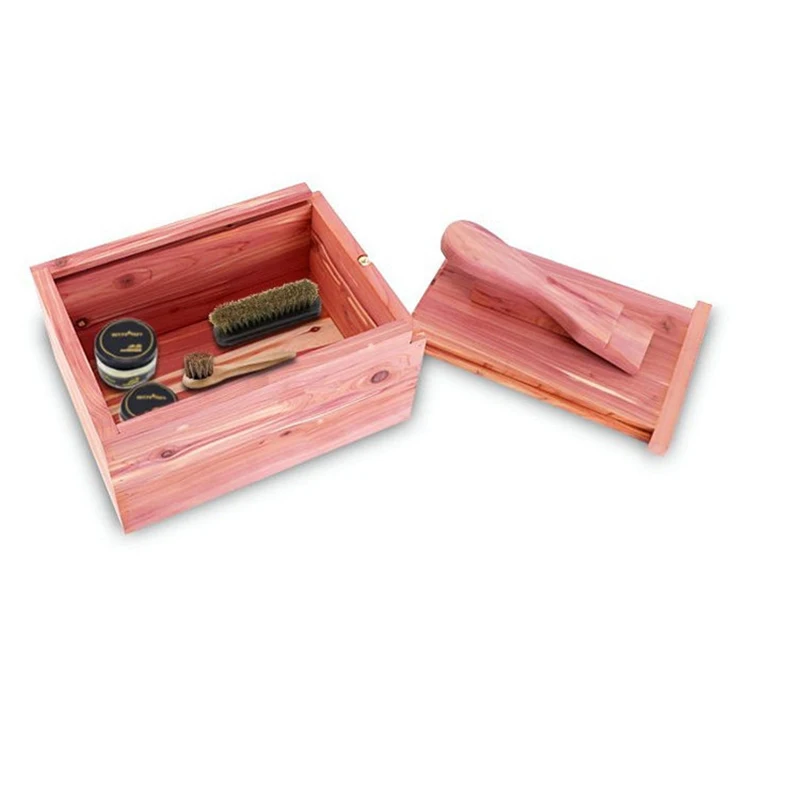 Многофункциональный табурет для хранения красного кедра, блестящая коробка креативные туфли, набор для ухода