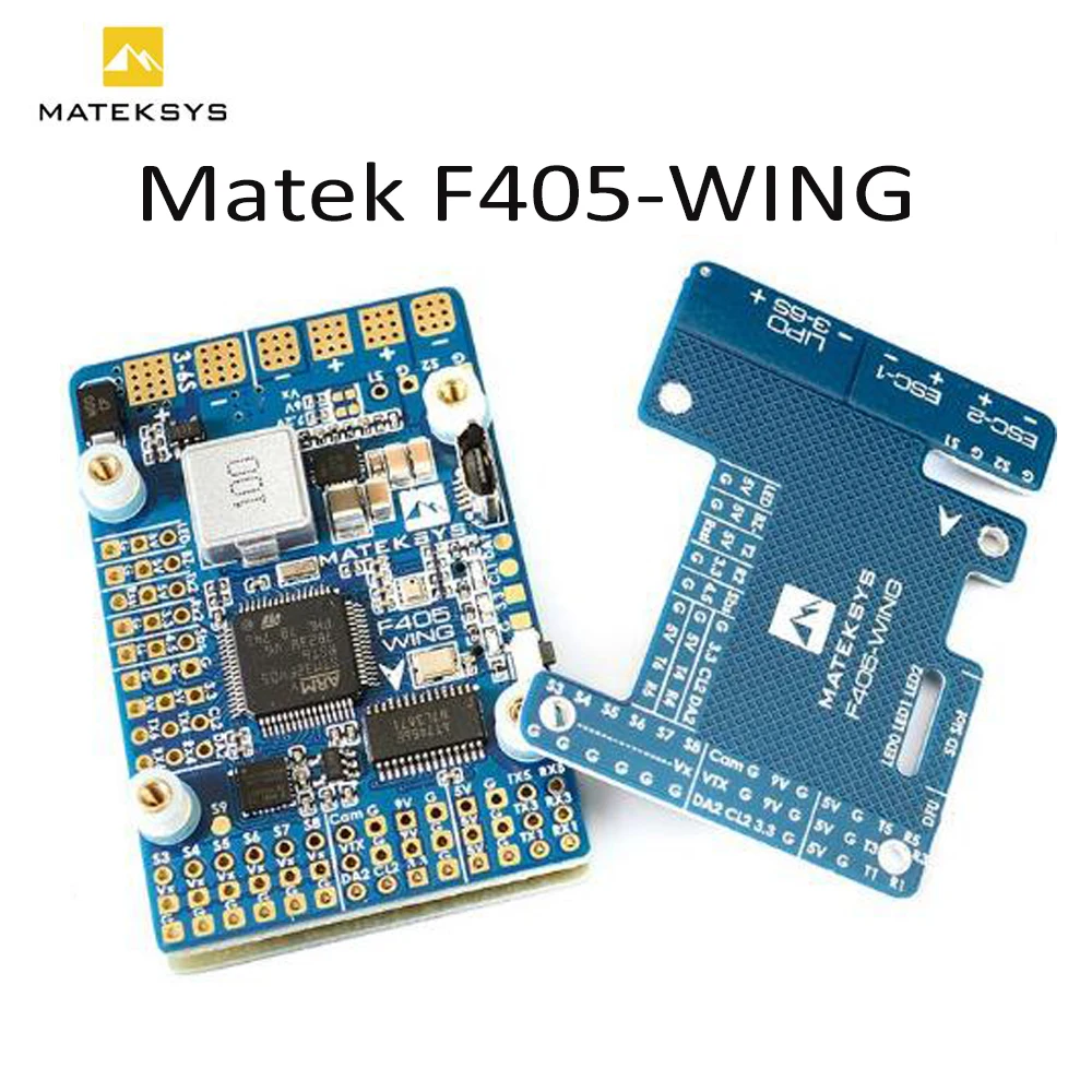 

Matek MatekSys F405-WING STM32F405 Flight Controller Control With INAVOSD MPU6000 BMP280 /Support Fly Wing Fixed Wing FC