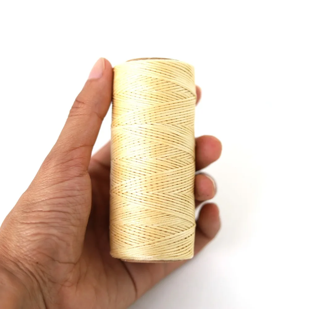 waxed thread 1.0mm beige 3