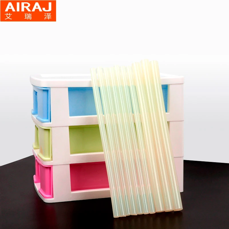 

AIRAJ 10PCS 11mm*200mm/7mm*200mm Hot Melt Gun Glue Sticks Adhesive Craft Audio Card DIY Tools Plastic Sticks for Glue Gun