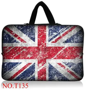 

UK Flag Cool 17" 17.3" 16.5" Laptop Notebook Neoprene Handle Bag Sleeve Case Cover Pouch New