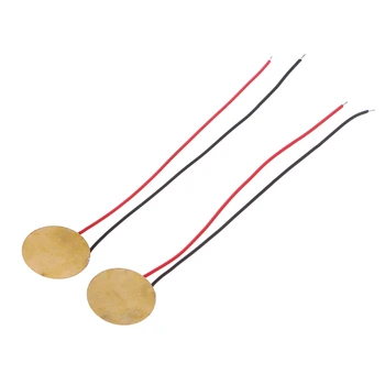 

10 Pcs Piezoelectric Piezo Ceramic Wafer Plate Dia 15mm For Buzzer Loudspeaker