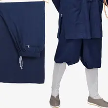 6 цветов Высококачественная хлопковая и льняная красная/синяя/кофейная медитация nun брюки дзен монахи форма для боевых искусств брюки кунг-фу