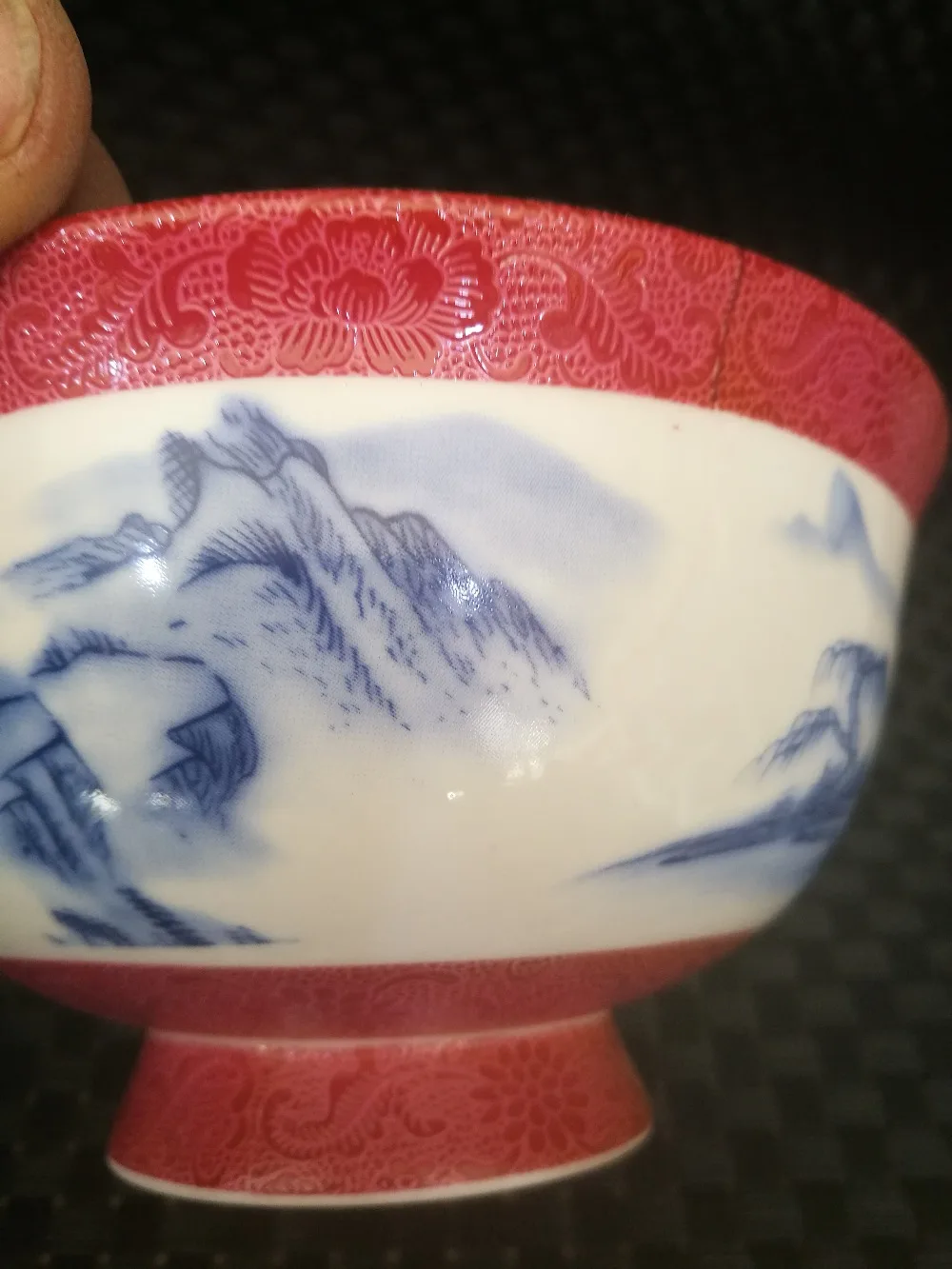 Китайская старая фарфоровая чаша пастельный сине белая чаша|pastel blue|bowl bluebowls porcelain