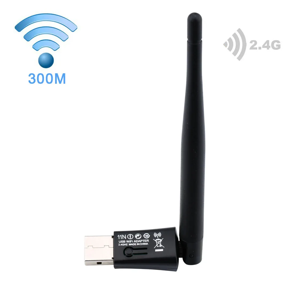 Мини Беспроводной 300 Мбит 802.11n/g/b USB WIFI LAN Внутренняя Антенна Сетевой Карты Адаптер для Ноутбуков Desktop QJY99