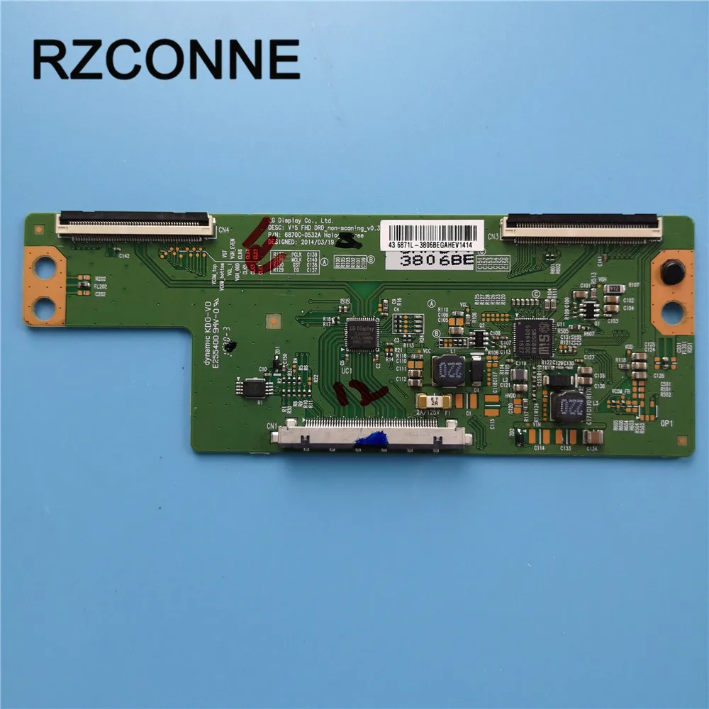 

T-con board for LED-43B800S/PPTV 43P 43Q1F/43LF5400 6870C-0532A