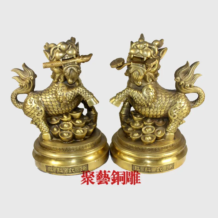 

Bronze statue copper decoration lucky Large crafts home accessories