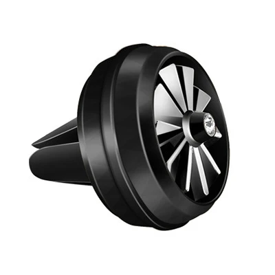 Новинка, освежитель воздуха для автомобиля, 1 шт., мини-вентилятор, милые автомобильные аксессуары для интерьера - Color Name: black