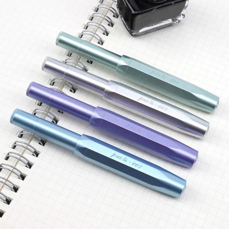 

Mini pocket pen 0.38/0.5mm Nib cute Fountain Pen Creative Transparent Ink Signing Pens School Stationery Supplie