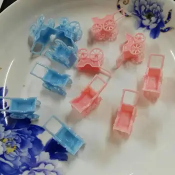 

12pcs Cute Plastic Mini Carts Kids Toys Baby Shower Party Favors
