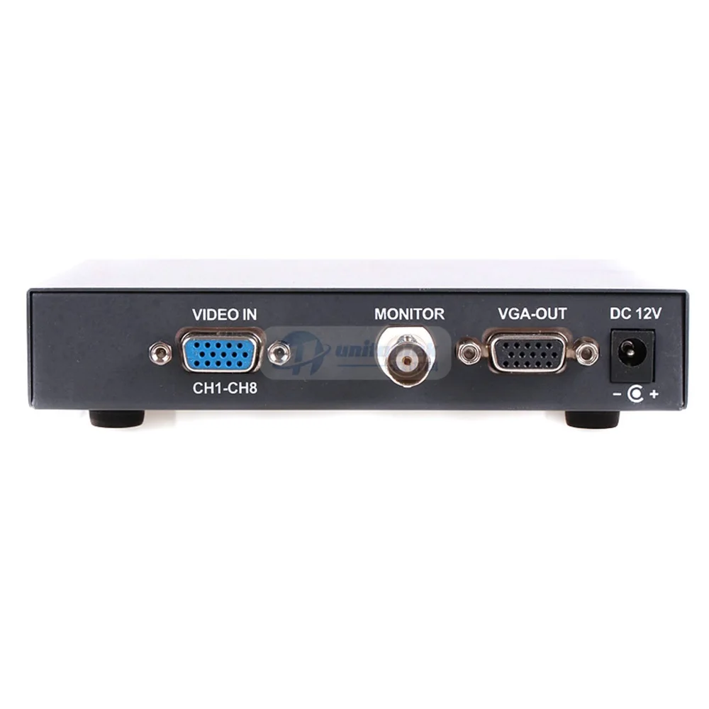 8CH VGA OUT цифровой цвет видео Quad сплиттер процессор BNC коммутатор для CCTV системы