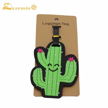 

DEZEMIN Kids Girls Boys Luggage Tags Funny Travel Accessories