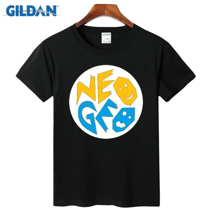 Neo Geo Mvs короткая футболка мужская 2019 синяя рубашка в большого размера сделать