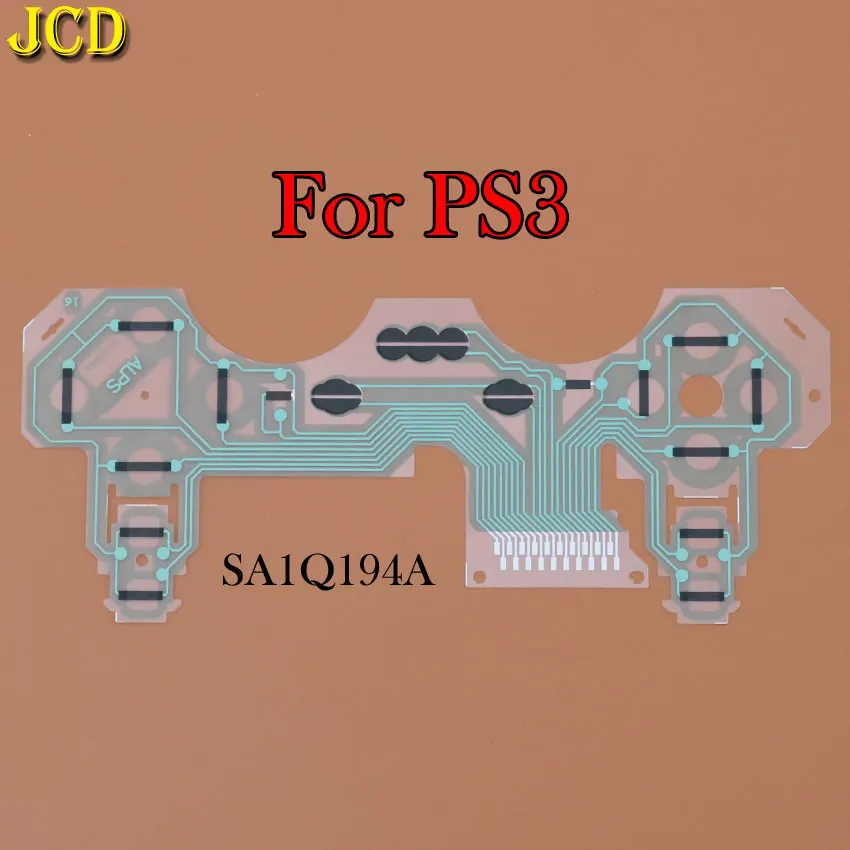 JCD 1PCS Buttons Ribbon Circuit Board for Dualshock 3 PS3 Controller SA1Q160A SA1Q159A Conductive Film Keypad Flex Cable