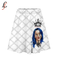 Модная короткая юбка с эластичной резинкой на талии Billie Eilish Harajuku Modis женские универсальные свободные однотонные мягкие повседневные шорты Femme