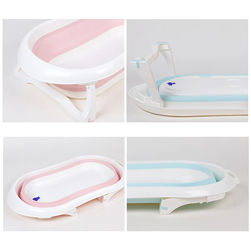 Для новорожденных складной кран для ванной для Плавание ванны мытья тела Портативный складной детей Bebe детская Ванна Baby Care
