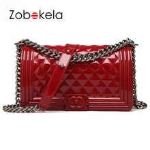 ZOBOKELA Luxury Handbags Women Bags Designer Women Shoulder Bag Summer Style PVC Bags Female Candy Color