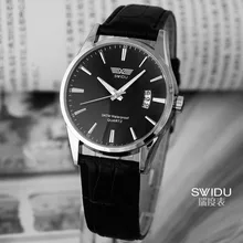 Fashion Leather Men Watches Casual Single Calendar Dress Watches Simple Luxury Quartz Unisex Wristwatches relogio masculino